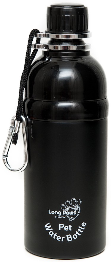 Long Paws Lick N Flow 500ml Stainless Steel Dog Water Bottle 