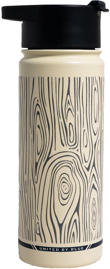United By Blue Woodgrain Vacuum Insulated Water Bottle