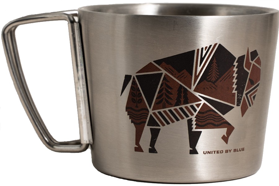 United By Blue Geo Bison Convertible Mug Camp Cup