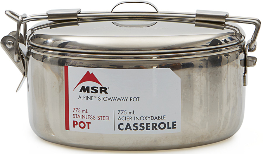 MSR Alpine StowAway Pot 775ml Stainless Steel Camp Cookware