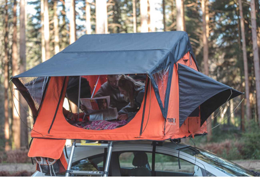 Tentbox Lite Roof Tent Lightweight Car Camping Roof Pod