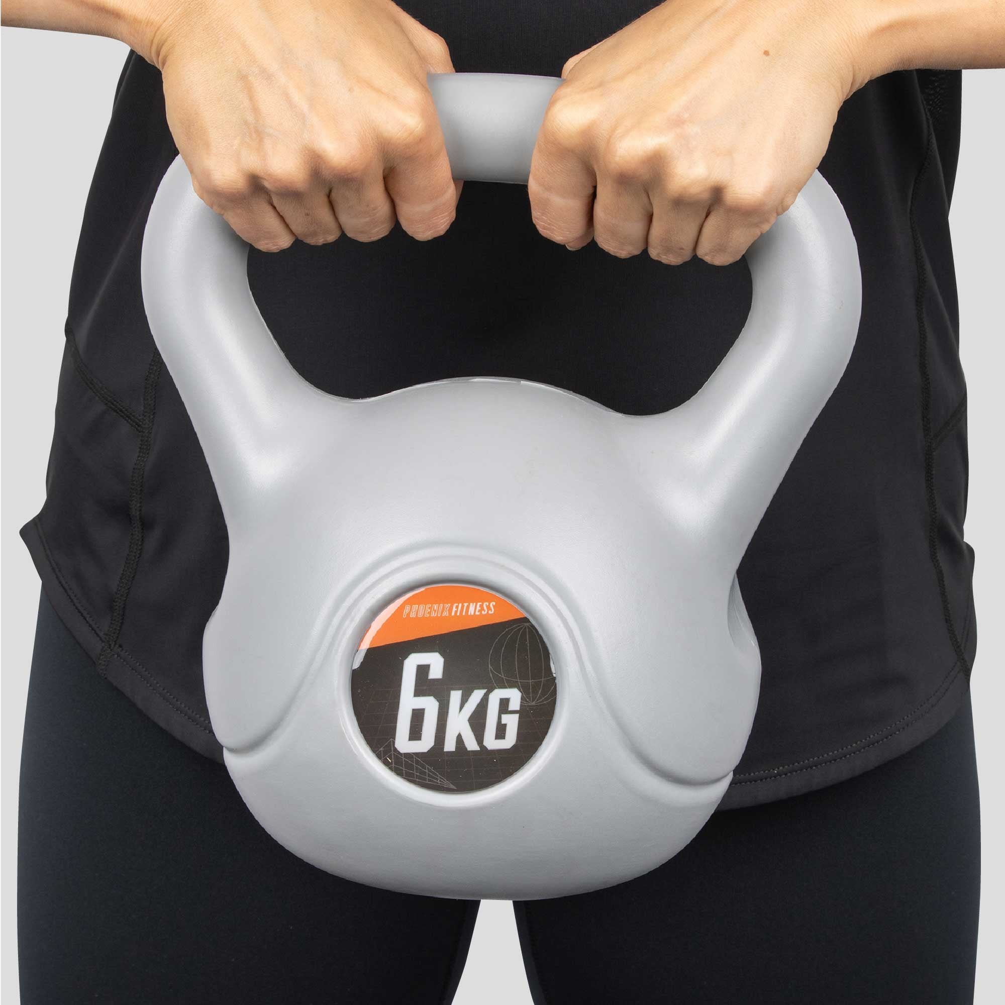 Phoenix Fitness Vinyl 6KG Kettlebell Exercise Weight