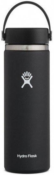  Hydro Flask Water Bottle - Stainless Steel & Vacuum Insulated -  Wide Mouth 2.0 with Leak Proof Flex Cap - 20 oz, Spearmint: Home & Kitchen