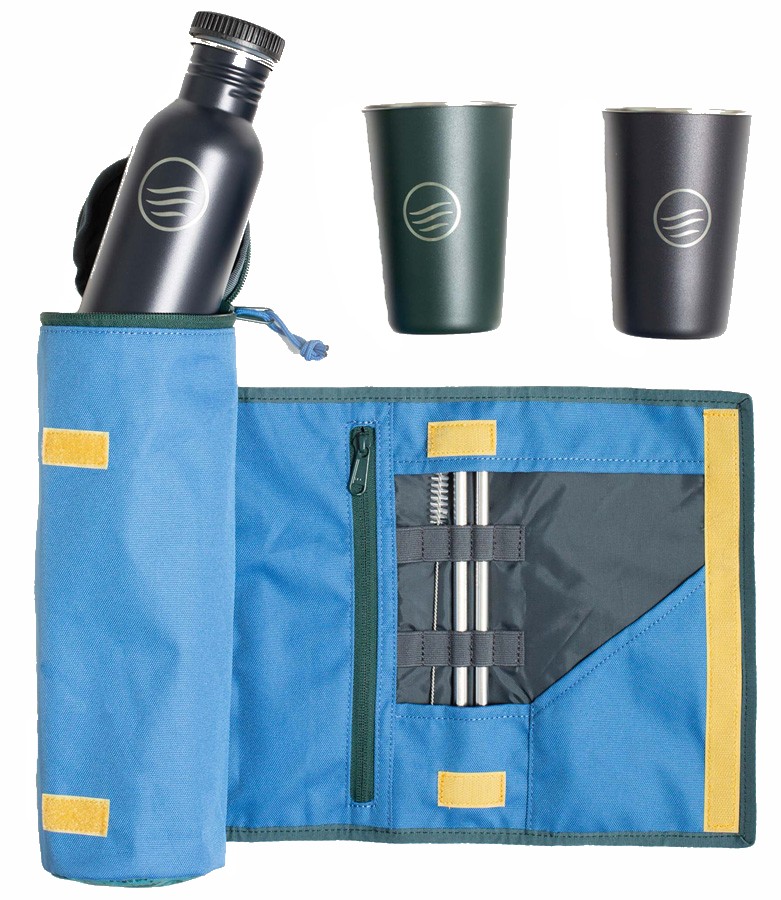 United By Blue Drink Kit Water Bottle & Cup Set