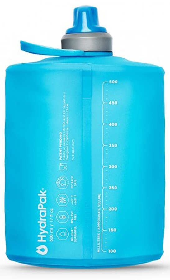 HydraPak Stow Bottle 500ml Collapsible Drinks Bottle