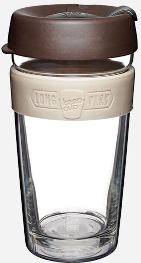 KeepCup Longplay Glass Reusable Tea/Coffee Cup