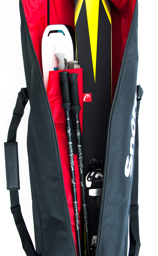 SnoKart 2 Ski Roller Zoom Double Ski Bag