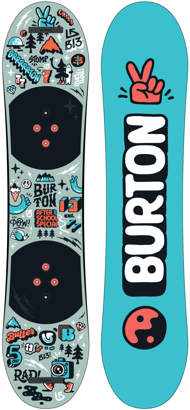 Burton After School Special Kids All Mountain Snowboard Package 2024