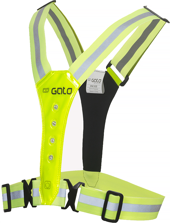 Gato Sports Safer Sport LED High Visibility Running Vest