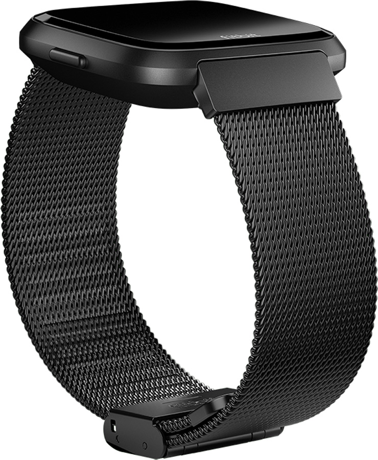 FitBit Versa Steel Mesh Band  Replaceable Strap