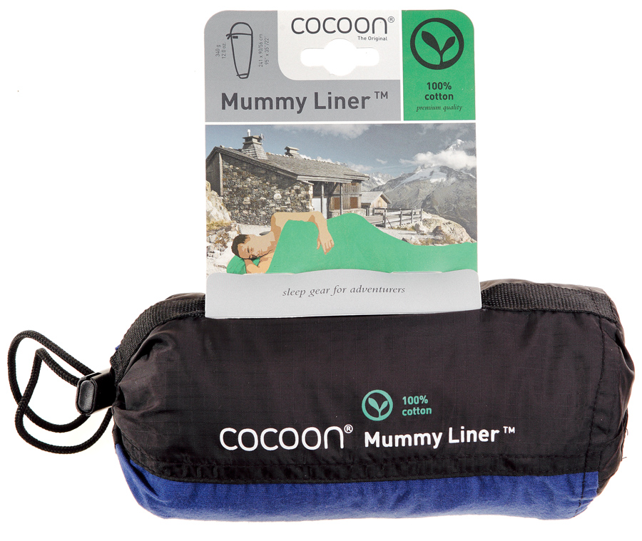 Cocoon MummyLiner Cotton Lightweight Sleeping Bag Liner