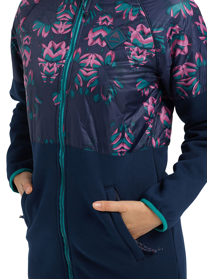 Burton Khalsa Women's Hybrid Full-Zip Fleece