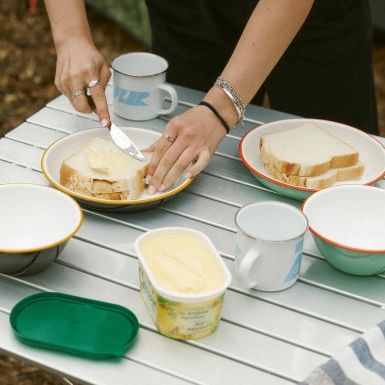 Poler Camp Plate Enamel Camping Tableware AbsoluteSnow