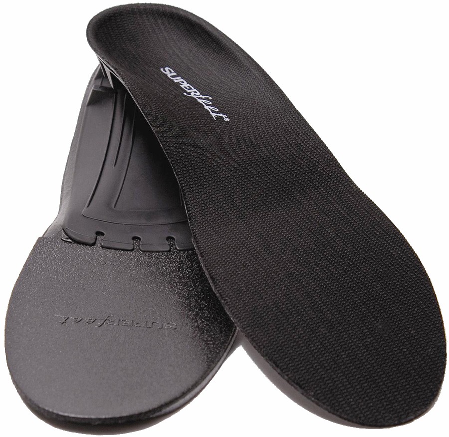 Superfeet All-Purpose Support Low Arch (Black) Low Profile Versatile Shoe Insoles