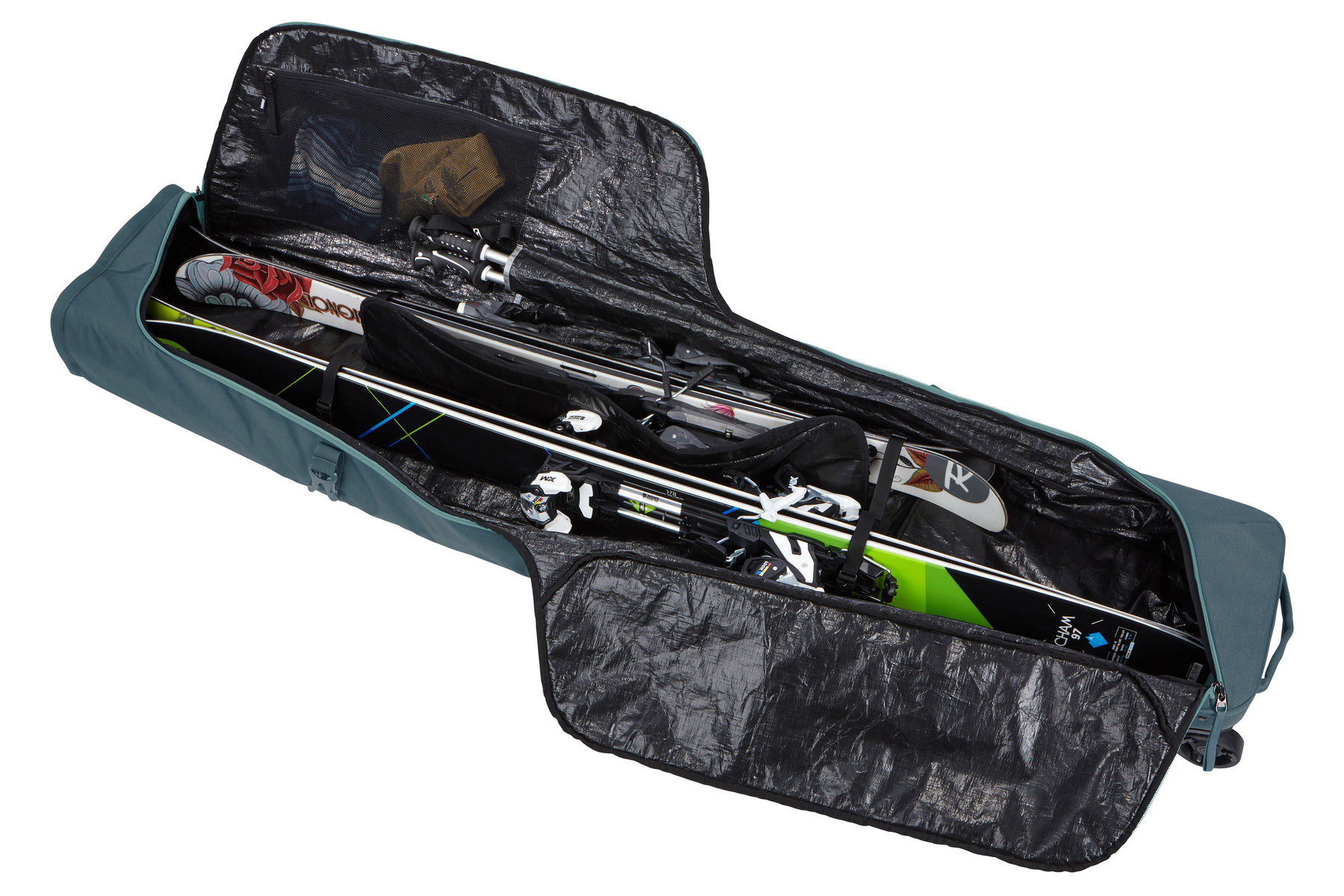 Thule RoundTrip Ski Roller Double Ski Bag Wheeled
