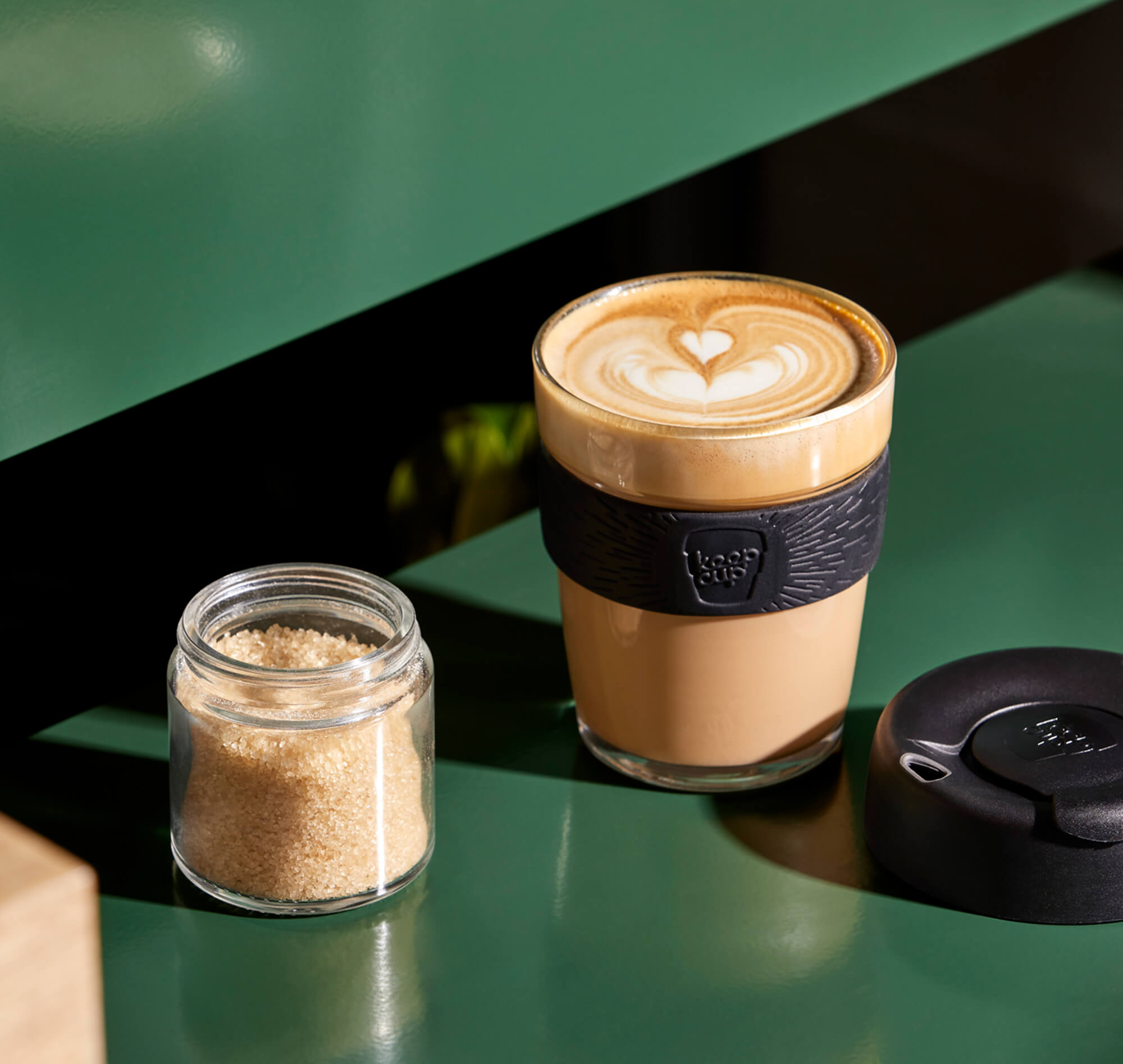 KeepCup Brew Glass 340ml Reusable Travel Coffee Cup