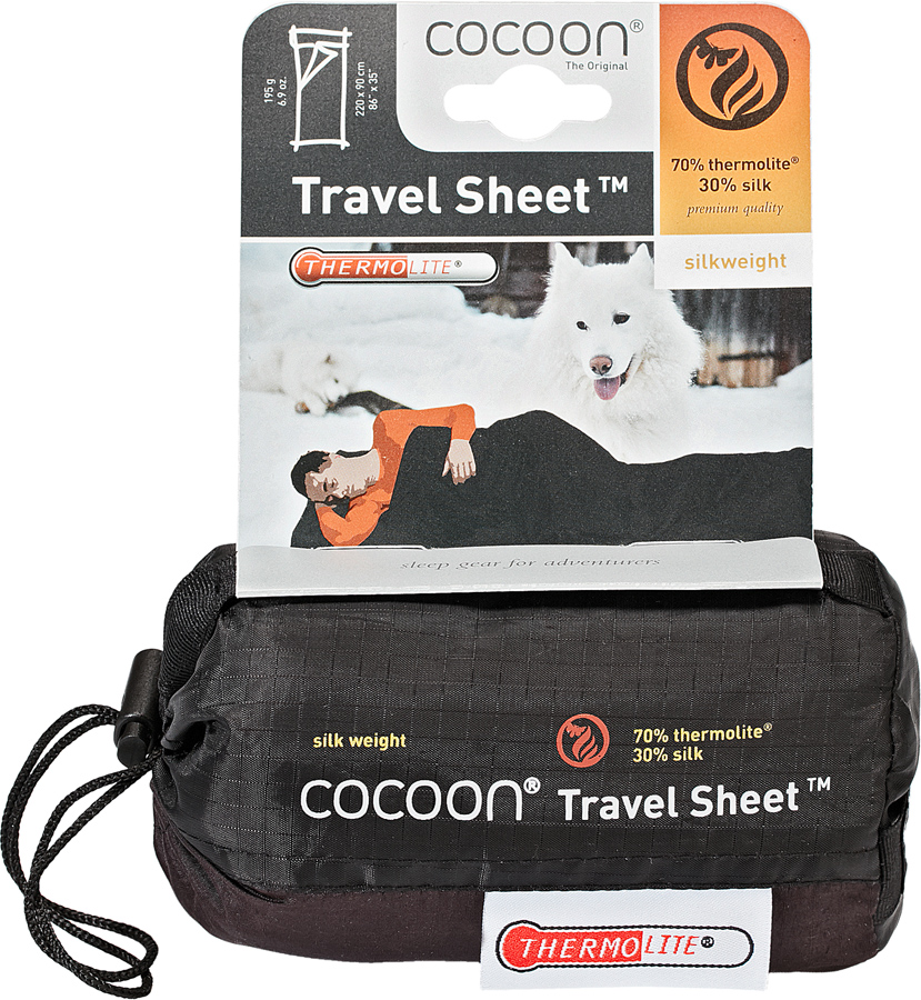 Cocoon Thermolite Silk Travelsheet Sleeping Bag Liner