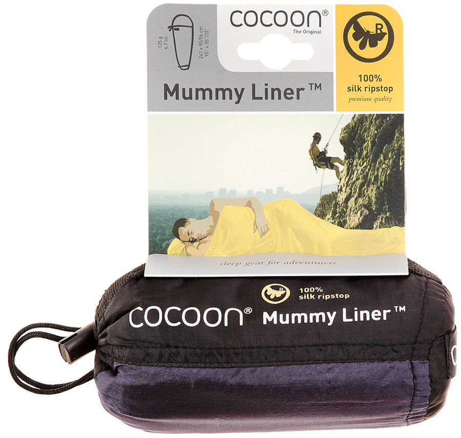 Cocoon MummyLiner Silk Ripstop Ultralight Sleeping Bag Liner