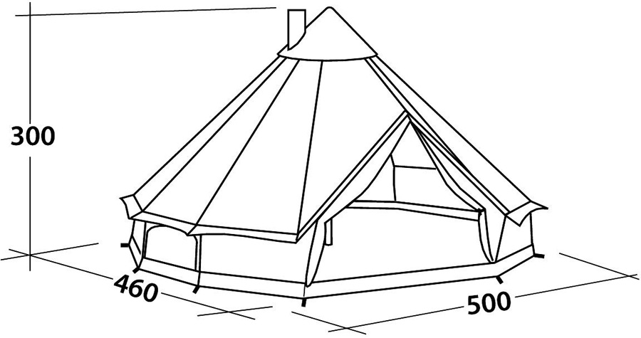 Robens Klondike Grande Polycotton Glamping Bell Tent