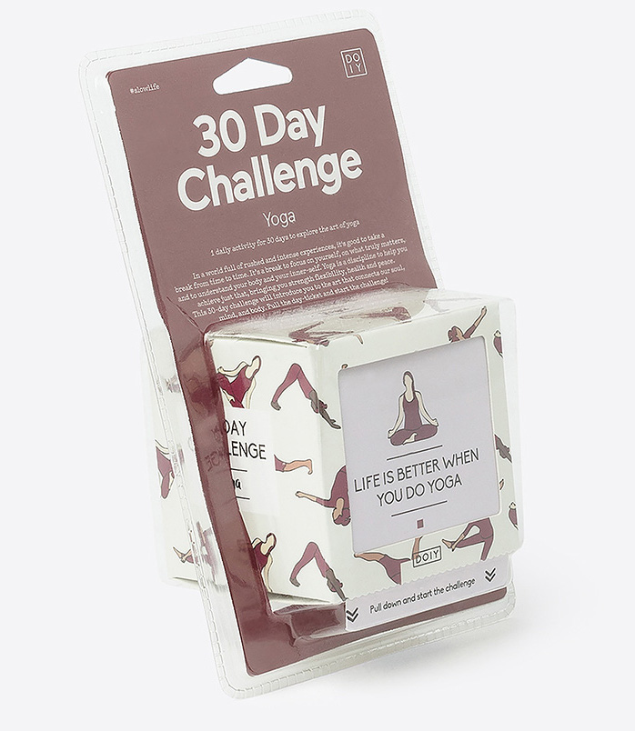 DOIY Yoga 30 Day Challenge Cards