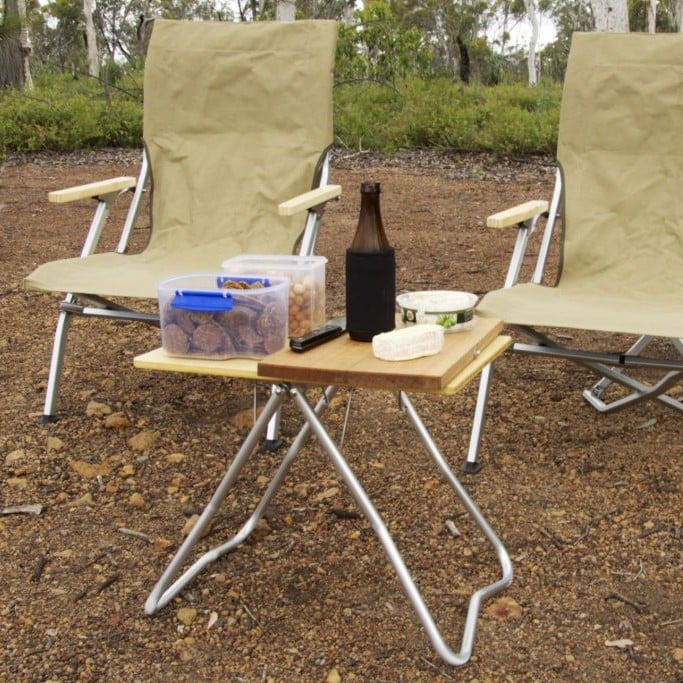 Snow Peak Bamboo My Table Portable Camping Table