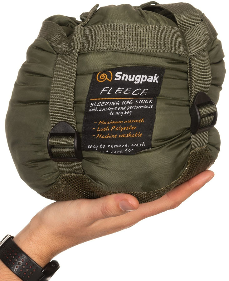 Snugpak Fleece Liner with Zip Thermal Sleeping Bag Liner
