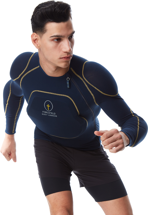 Forcefield Sports Shirt L2 Body Armour With Back Protector