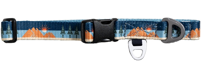 United By Blue Woven Dog Collar Webbing Pet Collar