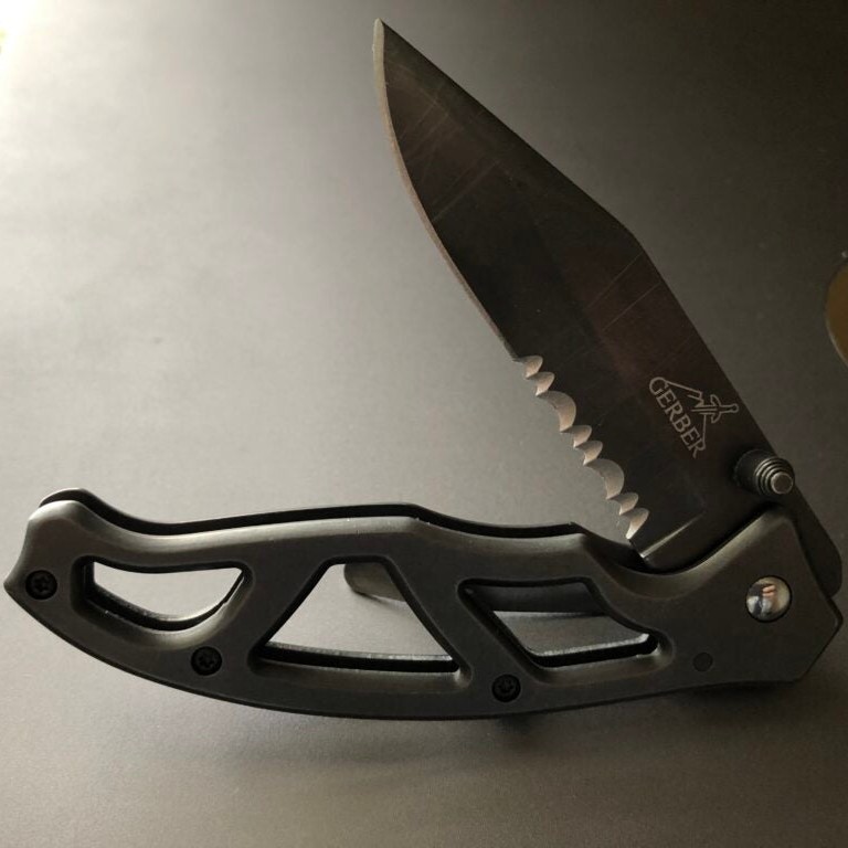 Gerber Paraframe 1 Serrated Edge Pocket Knife