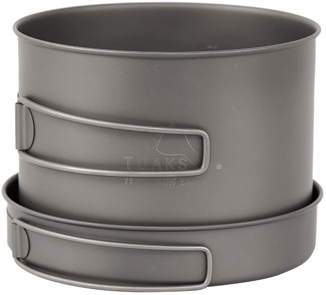 Toaks Titanium Pot With Pan Ultralight Cookware