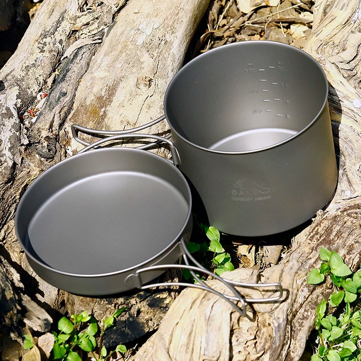 Toaks Titanium Pot With Pan Ultralight Cookware | Absolute-Snow