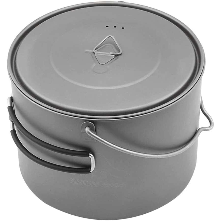 Toaks Titanium Pot + Bail Handle POT-1600-BH Ultralight Cookware