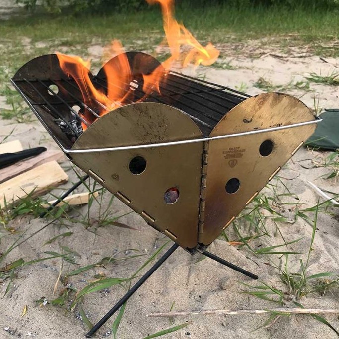 UCO Grilliput Mini Flatpack Grill Portable Camping Grill & Firepit