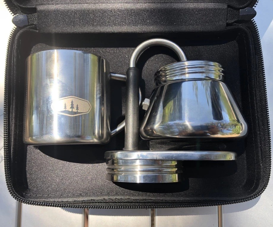 GSI Outdoors Mini Espresso Set 4 Shot Travel Espresso Maker