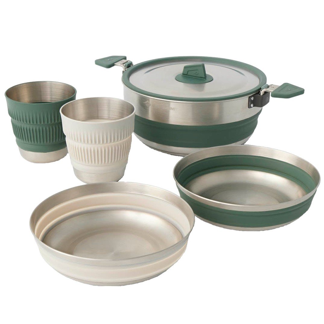 Sea to Summit Detour 5pc Stainless Steel One Pot Cook Set 