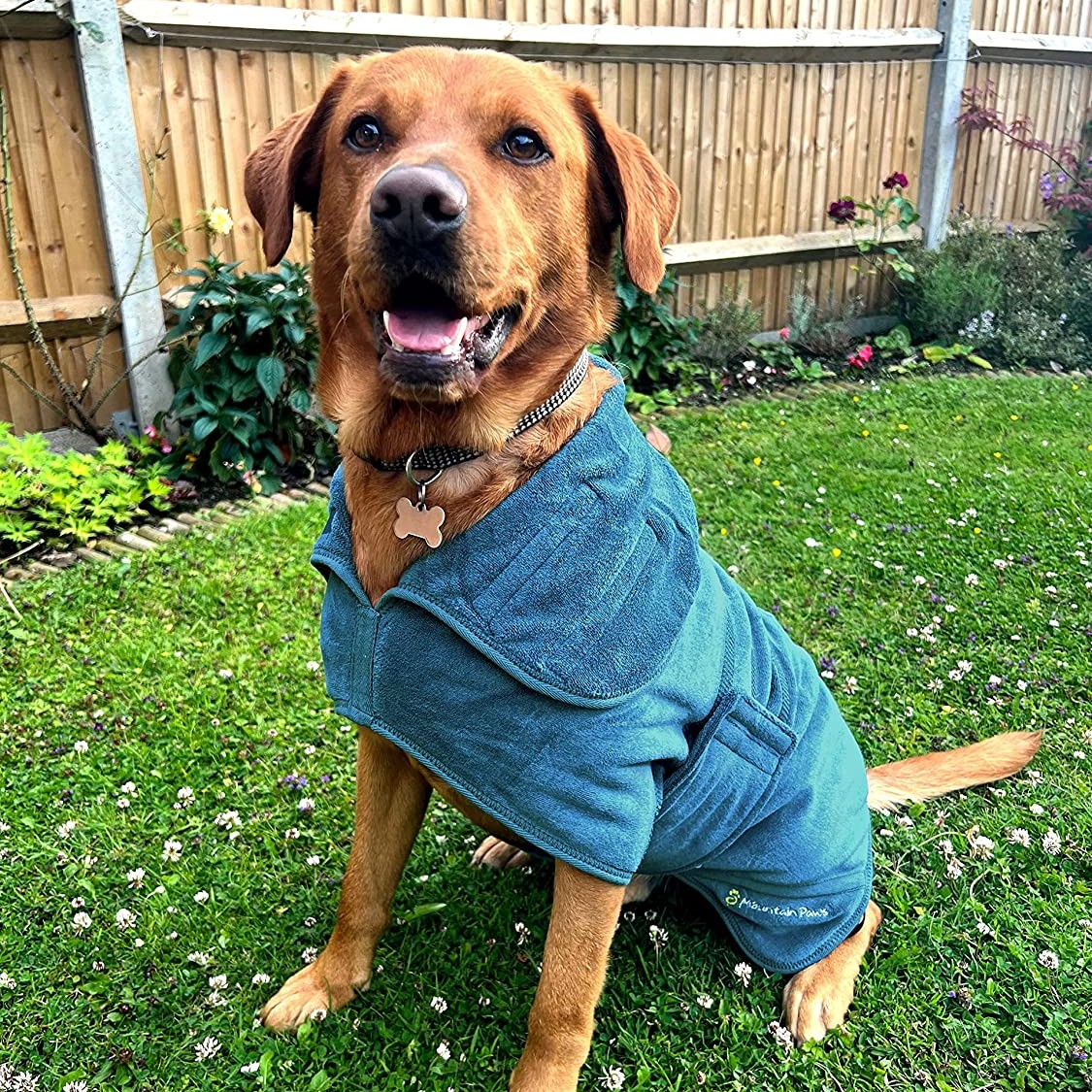Mountain Paws Dog Robe Microfibre Drying Coat