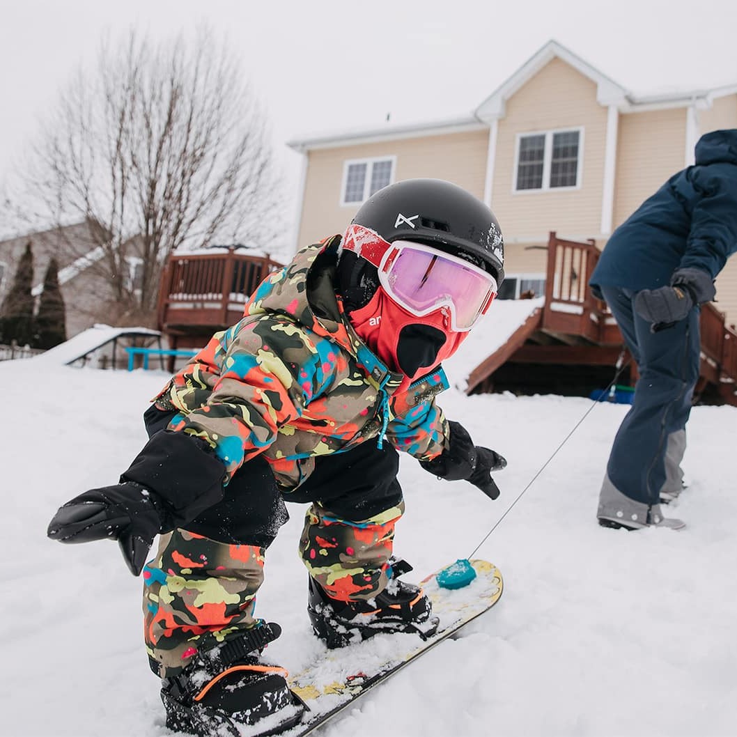 Burton Riglet Reel System Kid's Snowboard Leash/Pull/Tow