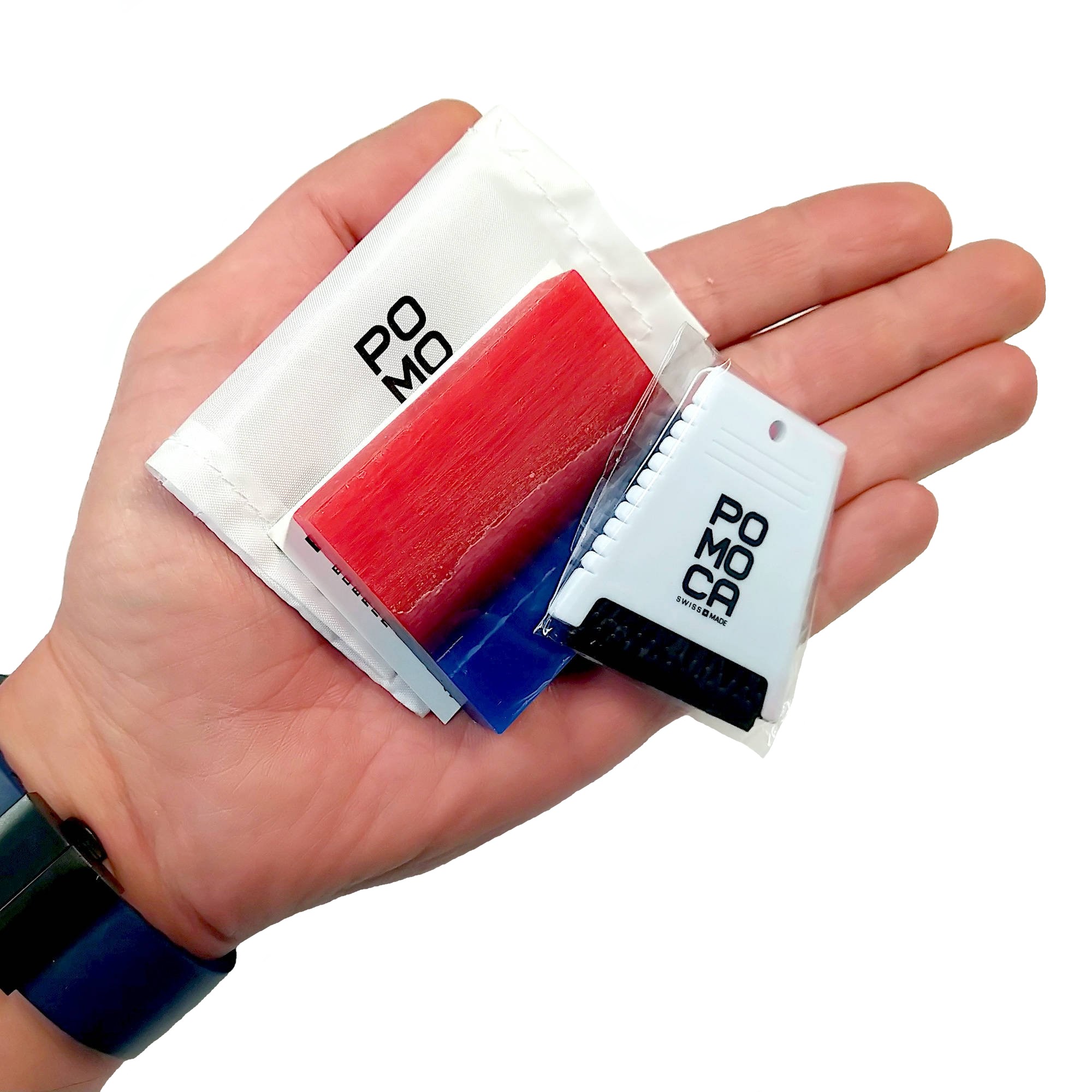 Pomoca Bicolor Wax Ski Touring Skin Wax & Scraper