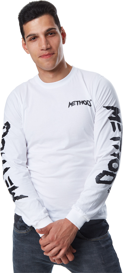 Method Script Long Sleeved Logo T-Shirt