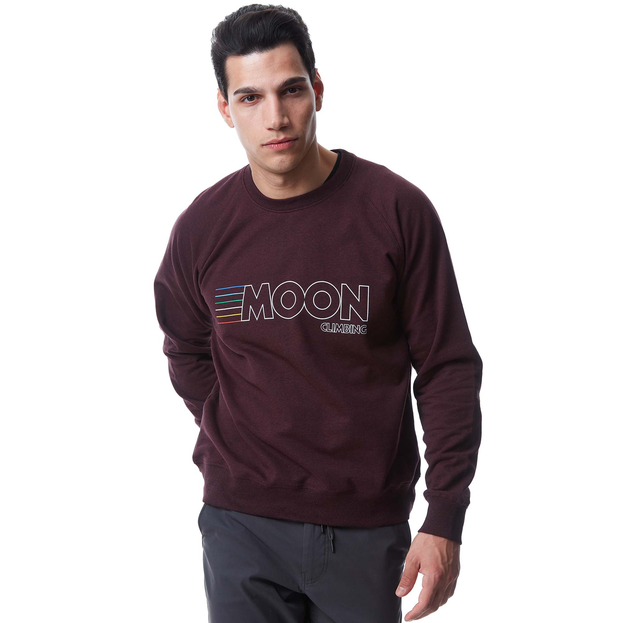 Moon Crew Neck Brushed Sweater