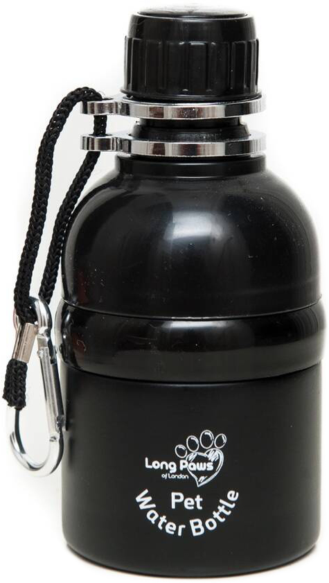 Long Paws Lick N Flow  Stainless Steel Dog Water Bottle 