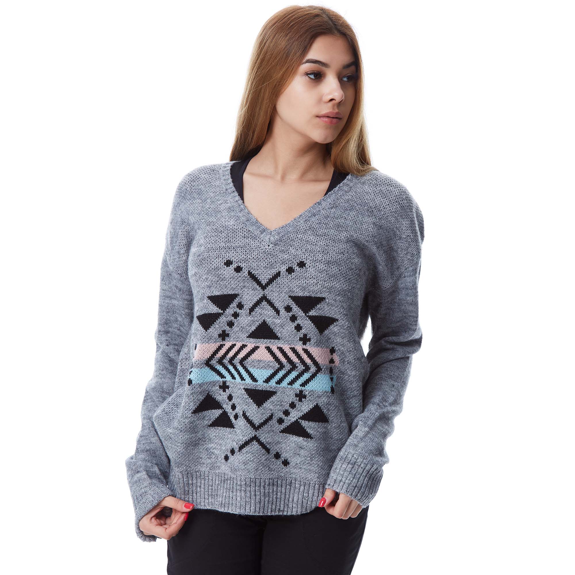 Passenger Sycamore Knitted Sweater Women's V-neck Jumper