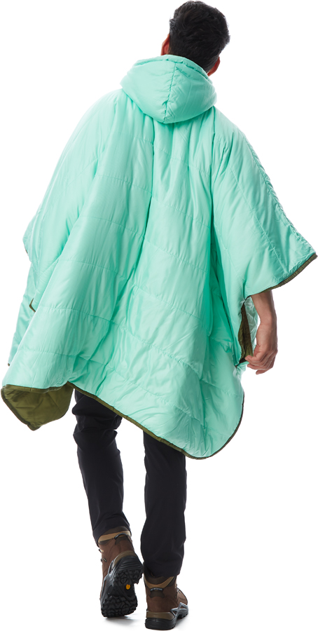 Poler Camp Poncho Reversible Camping Blanket with Hood