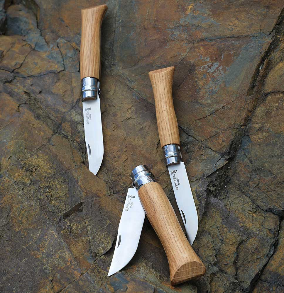 Opinel No.6 Oak Classic Original Folding Pocket Knife