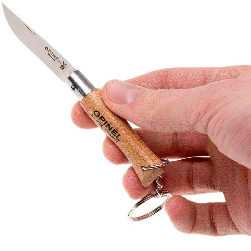 Opinel No.4 Keychain Knife Compact Folding Pocket Knife