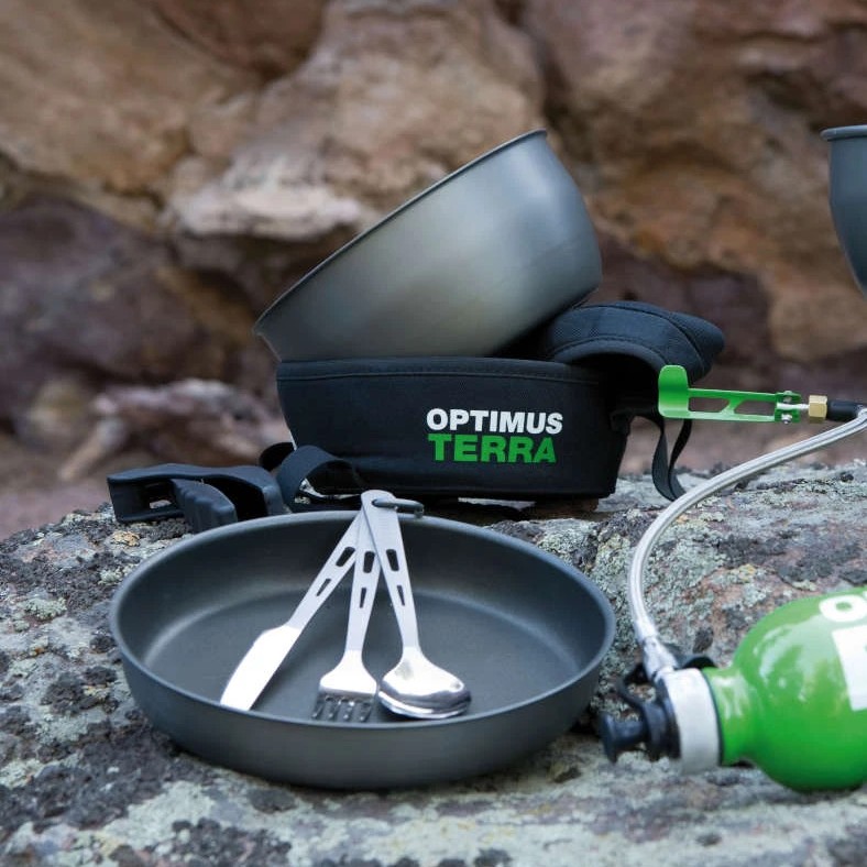 Optimus Titanium 3-Piece Cutlery Set Ultralight Camping Utensils