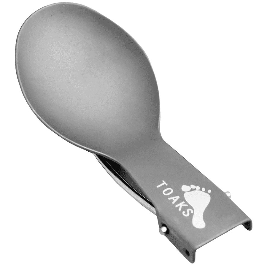 Toaks Titanium Folding Spoon SLV-07 Ultralight Camping Cutlery