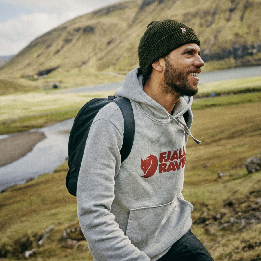 Fjallraven Logo Pullover Hoodie | Absolute-Snow