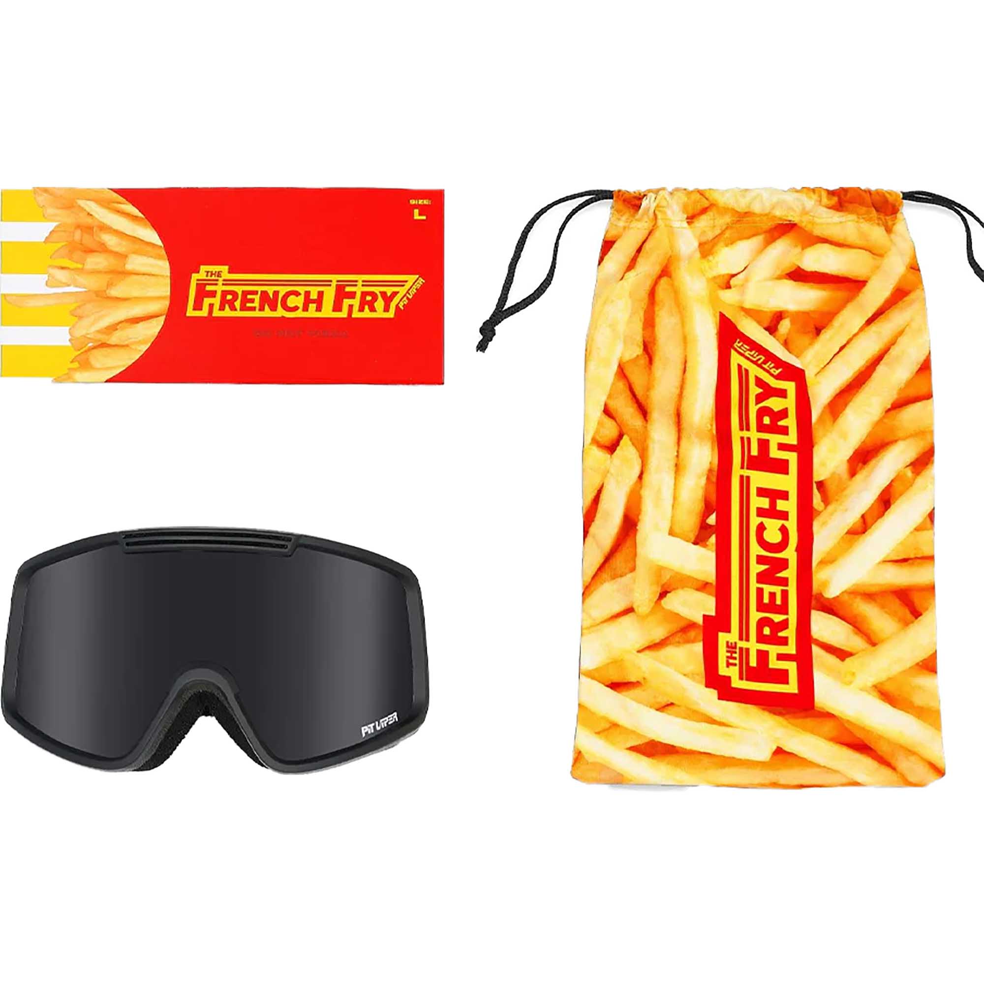 Pit Viper French Fry Large Snowboard/Ski Goggles