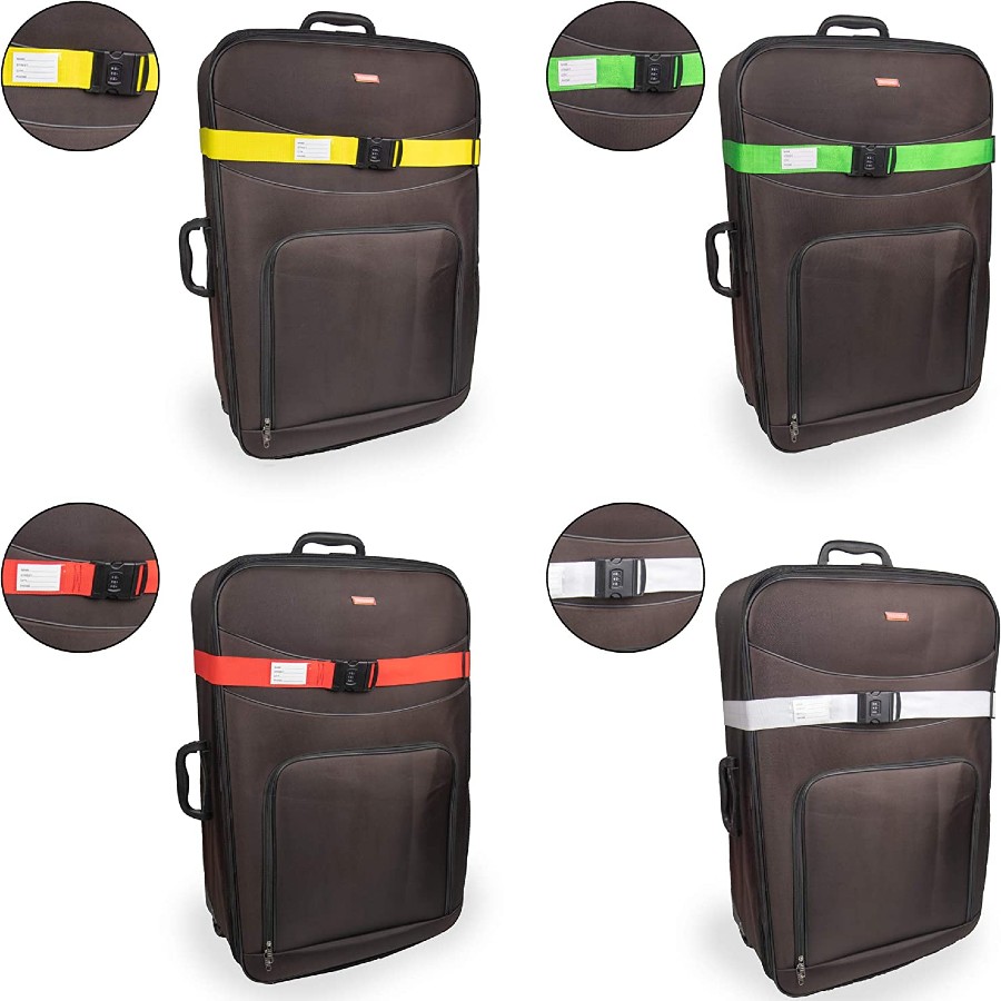 Gone Travelling Combination Lock Luggage/Suitcase Strap